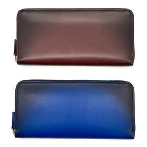 PRAIRIE Gradient Round Long Wallet Leather NP79022 Men's